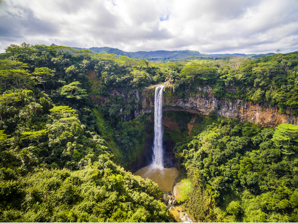 Waterfall at Chamarel