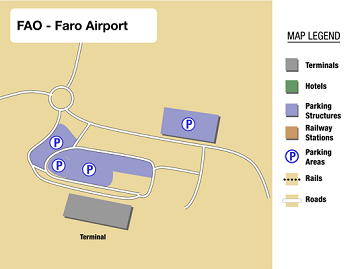 Faro International Airport Map