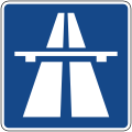 German Road Sign: Motorway