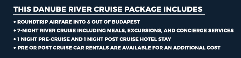 Danube River Cruise Inclusions
