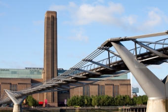 Tour Tate Modern and Cross the Millenium Bridge