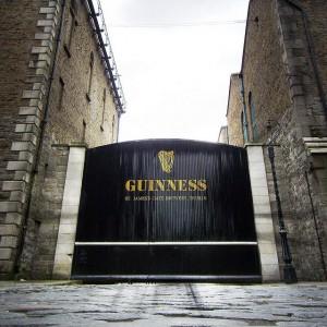 Outside of the Guinness Storehouse, Dublin