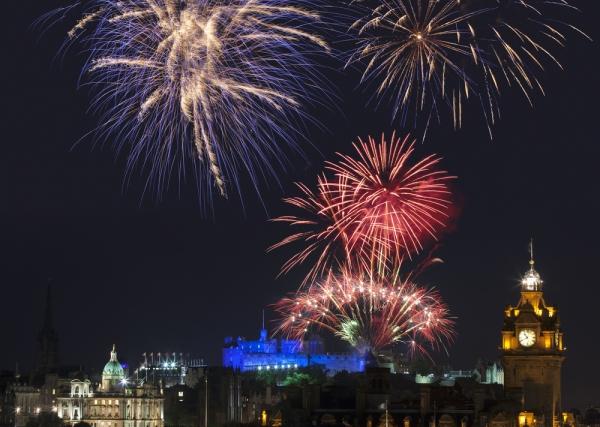 New Years Eve Fireworks in Edinburgh