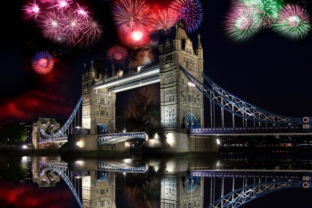 New Years Eve Fireworks in London