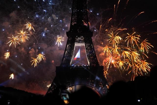 New Years Eve Fireworks in Paris