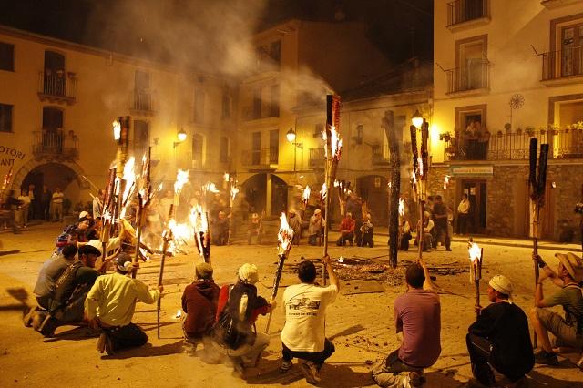 Fire Feast Celebrations Berga, Spain