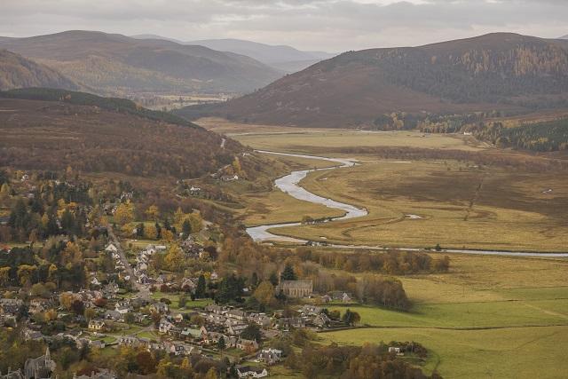 The village of Braemar, UK