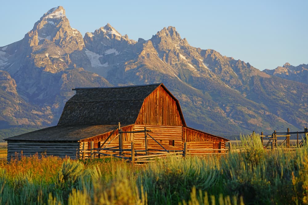 John Moulton Barn Mormon Row Grand Teton